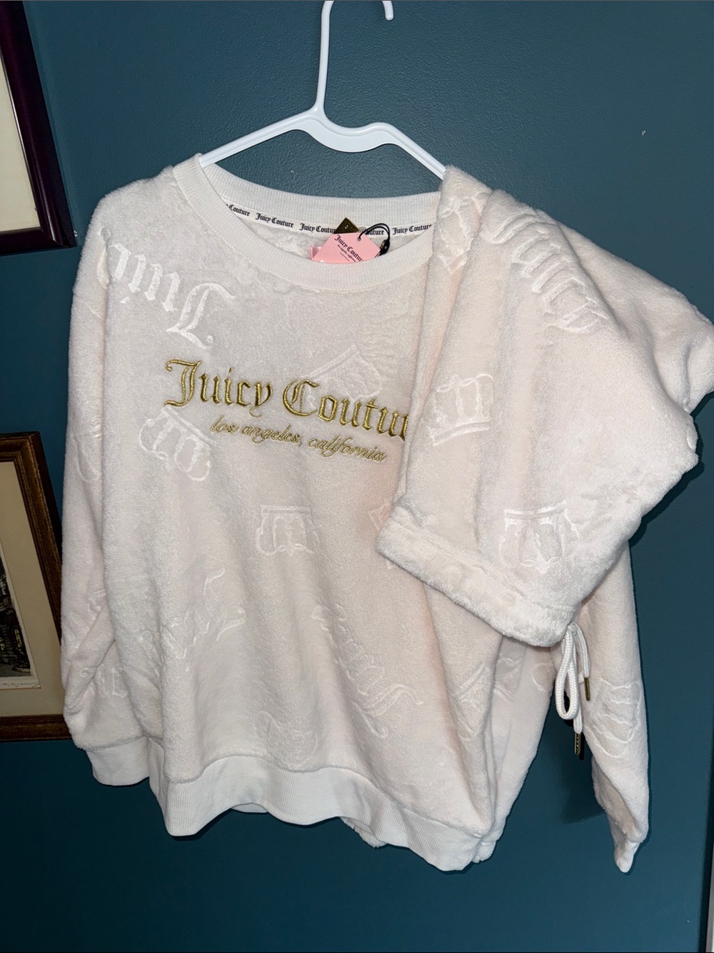 Juicy Couture baby pink pajama set